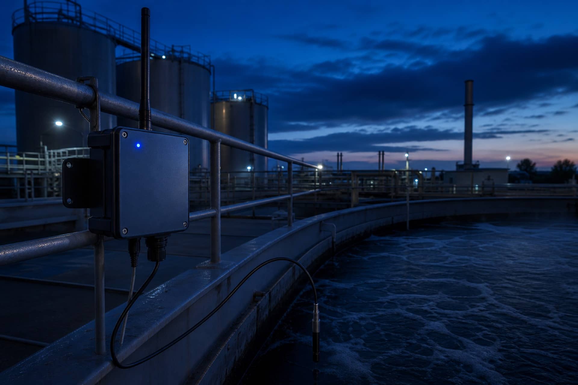 Sensor+ industrial automation at a treatment plant